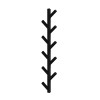 Сушка для рушників Albero Long DRY чорний матовий,білий,графіт (є різні розміри)