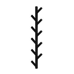 Сушка для рушників Albero Long DRY чорний матовий,білий,графіт (є різні розміри)