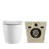Унитаз подвесной Qtap Robin Ultra Quiet с сиденьем Slim Duroplast Soft-close Quick relase белый