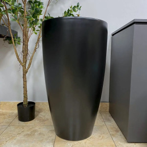 Умивальник підлоговий VBI Agropoli Black Matt чорний. Photo 2