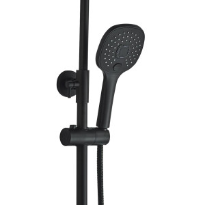 Душова система Globus Lux Termostatic Q GLM-0041T-BB чорна. Photo 3