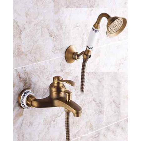 Смеситель для ванной DECO SIMPLE B23 Бронза