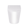 Унитаз напольный Qtap Swan с сиденьем Slim Duroplast Soft-close Quick relase белый