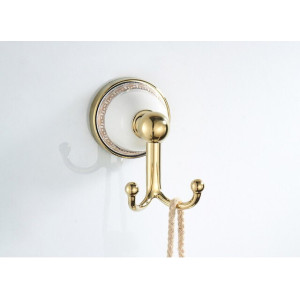 Крючок двойной Lamber 3605G-2 Золото. Photo 3