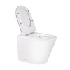 Унитаз напольный Qtap Swan с сиденьем Slim Duroplast Soft-close Quick relase белый