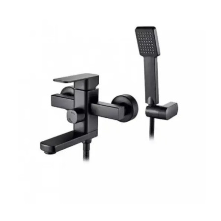 Смеситель для ванны Lamber 486B-2 черный матовый