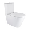 Унитаз напольный Qtap Vlasta Ultra Quiet сиденье Slim Duroplast Soft-close Quick relase белый