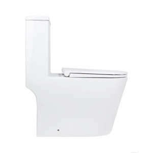 Унітаз підлоговий Qtap Kolibri Ultra Quiet сидіння Slim Duroplast Soft-close Quick relase білий. Photo 3