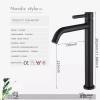 Смеситель для раковины Lamber 43522 черный матовый
