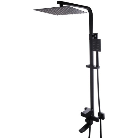 Душевая система из нержавеющей стали Globus Lux SICILIA VAN-SBQ-SH-02-BB черная