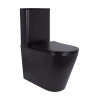 Унитаз напольный Qtap Scorpio Ultra Quiet 660x360x855 мм черный матовый