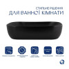 Умывальник накладной Qtap Robin 600x390x150 мм черный