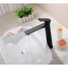 Смеситель для раковины Lamber Aqua высокий черный