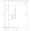 Смеситель для кухни TOPAZ LEXI TL 21401-H57-BB черный матовый