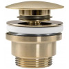 Донный клапан клик-клак Rea Click-clack Brushed Gold золотой