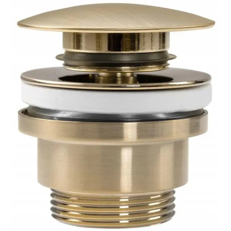Донный клапан клик-клак Rea Click-clack Brushed Gold золотой
