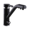 Смеситель для кухни с подключением фильтрованной воды Globus Lux LAZER GLLR-0555-10-BB Черный