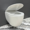 Унитаз подвесной VBI Vulcano White soft-close дюропласт