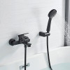 Смеситель для ванны Lamber 32808В черный матовый