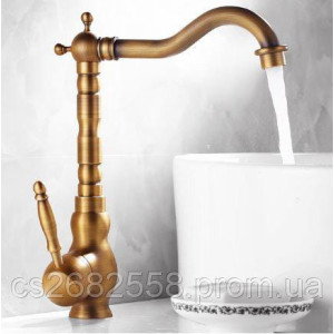 Змішувач кухонний DECO G25 SIMPLE Бронза. Photo 2