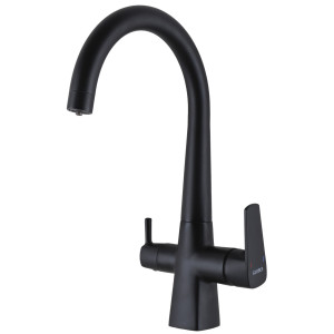 Смеситель для кухни с подключением фильтрованной воды Globus Lux LAZER GLLR-0999-10-BB Черный. Photo 3