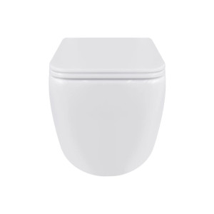 Унітаз підвісний Qtap Gemini Ultra Quiet з сидінням Slim Duroplast Soft-close Quick relase білий. Photo 2