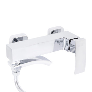 Смеситель для ванны Qtap Swan Cascada хром. Photo 3