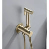 Смеситель для биде скрытого монтажа Hans 002-A Inner Brushed Gold матовое золото