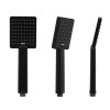 Душевая система Yoka Cube 25 Black с термостатом черная