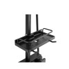 Душевая система со смесителем для ванны Fort Black Mat черная