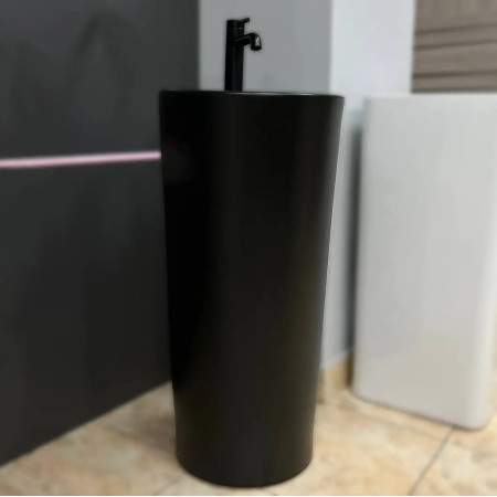 Умывальник напольный VBI Bolonia Black Matt черный