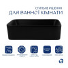 Умывальник накладной Qtap Tern 480х370х135 мм черный