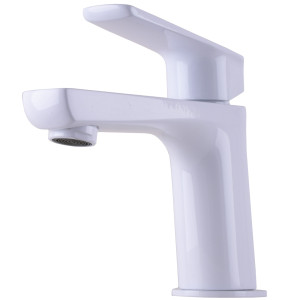 Смеситель для умывальника TOPAZ LEXI TL 21201-H57-WW белый. Photo 2