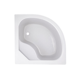 Душовий піддон Lidz Kapielka 80x80 високий білий. Photo 2