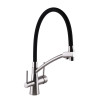 Смеситель для кухни с подключением фильтрованной воды Globus Lux LAZER GLLR-0700-8-STSTEEL Черный
