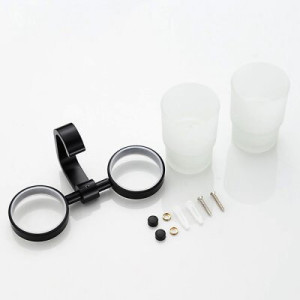 Стакан для щёток Lamber 0551 черный. Photo 3