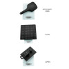 Душевая система скрытого монтажа на три потребителя Lamber 7117-6 BLACK черная матовая