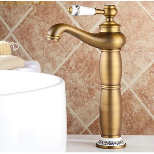Змішувач для умивальника (умивальника-чаші) Deco 0169-5 Бронза
