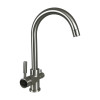 Смеситель для кухни Globus Lux LAZER GLLR-0333-8-StSTEEL с подключением фильтрованной воды сатин