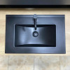 Умывальник врезной VBI FERRARA 70 BLACK MATT черный