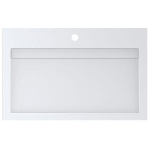 Умивальник (накладний) AGNESS 750 білий. Photo 3