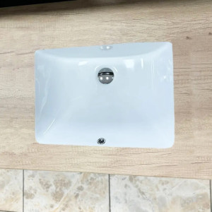Умивальник врізний VBI Siracusa White білий. Photo 2