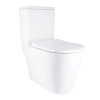Унитаз напольный Qtap Swan Ultra Quiet сиденье Slim Duroplast Soft-close Quick relase белый