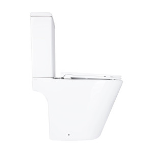 Унітаз підлоговий Qtap Dove Rimless сидіння Slim Duroplast Soft-close Quick relase білий. Photo 3