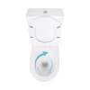 Унитаз напольный Qtap Jay Ultra Quiet​​​​​​​ сиденье Slim Duroplast Soft-close белый