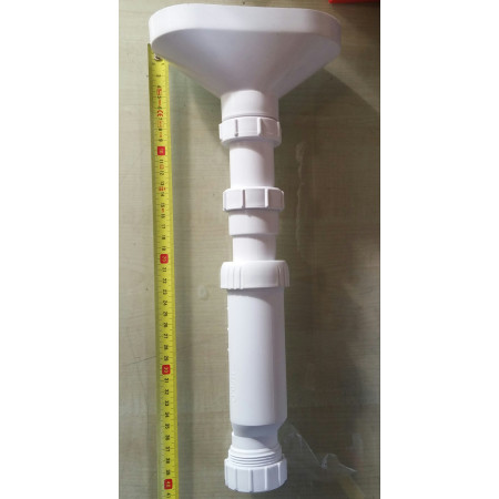 Сифон для кондиционера, сброс конденсата с сухим затвором 11/2-40 Hepvo McAlpine CV1WH Funnel-B