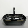 Умывальник накладной VBI RAVENNA BLACK GLOSSY черный
