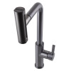 Смеситель для кухни Globus Lux ALPEN SBT1-2044-GP из нержавеющей стали графит