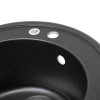 Мийка для кухні врізна Lidz D510/200 чорна
