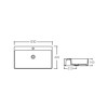 Умывальник подвесной Qtap Nando LT 610х420х140 мм White